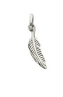 KA - Feather Charm, Sterling Silver